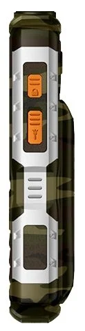 Фотография Мобильный телефон BQ BQ-2430 Tank Power Camouflage Silver