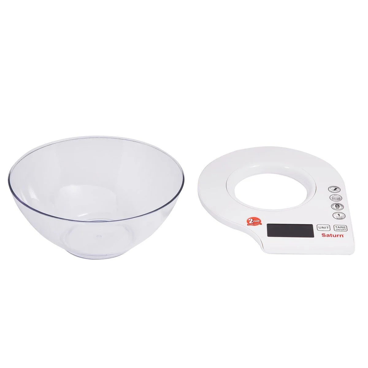 Фотография Весы кухонные SATURN ST-KS7803 White