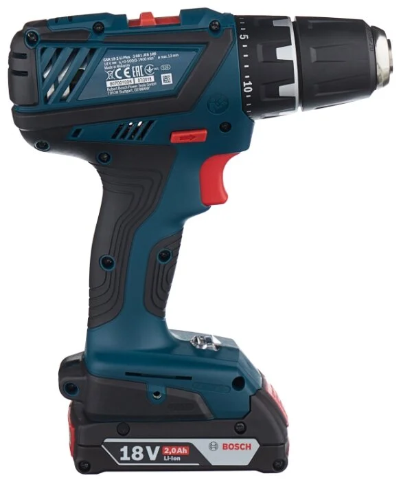 Картинка Шуруповерт BOSCH GSR 18-2-LI Plus (06019E6120)
