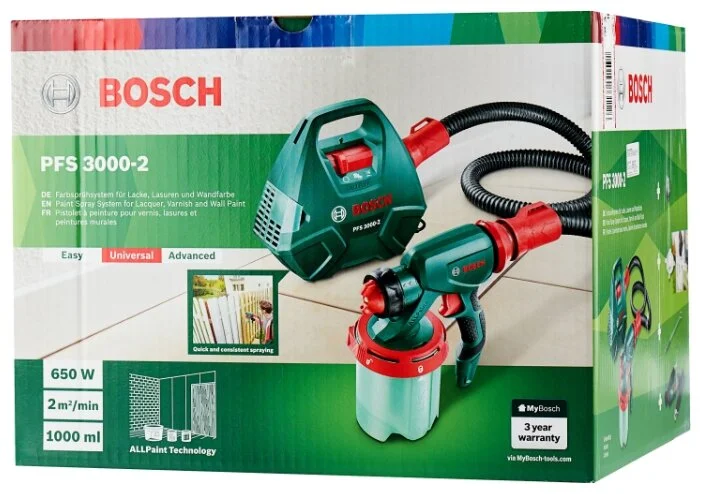 Краскопульт BOSCH PFS 3000-2 Казахстан