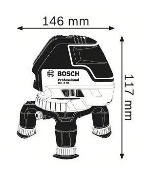 Фотография Лазерный нивелир BOSCH GLL 3-50 с вкладкой под L-BOXX (0601063800)