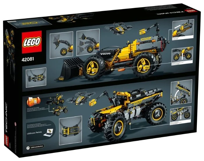 Фото Конструктор LEGO VOLVO колёсный погрузчик ZEUX 42081