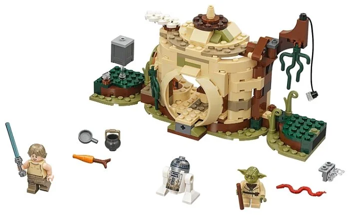 Картинка Конструктор LEGO Хижина Йоды 75208