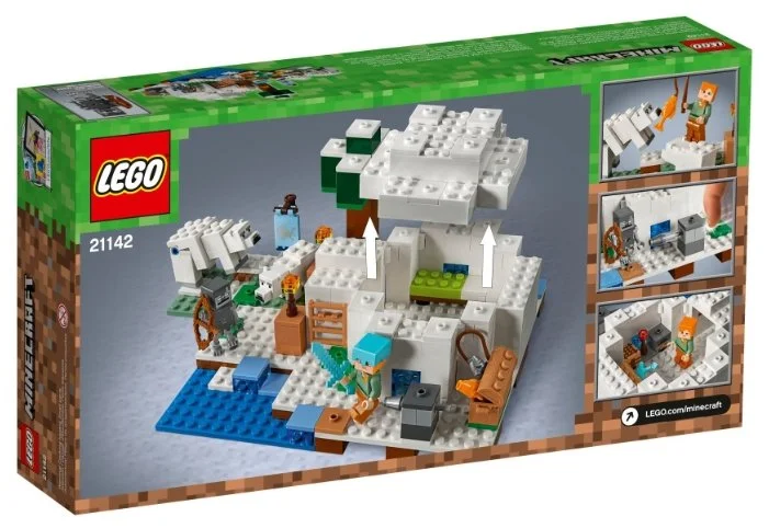 Фото Конструктор LEGO Иглу Minecraft 21142