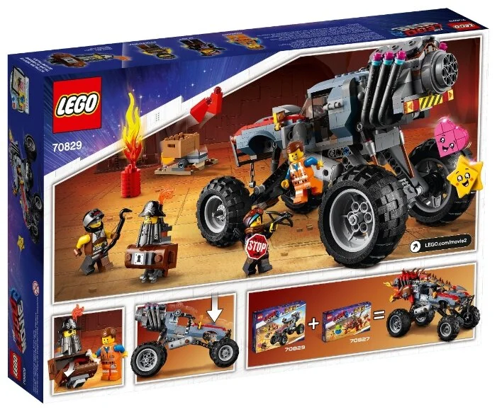 Фото Конструктор LEGO Побег Эммета и Дикарки на багги Movie 70829