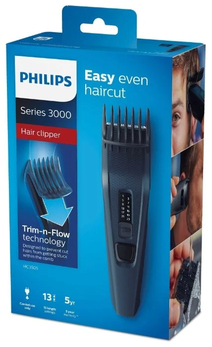 Картинка Машинка для стрижки PHILIPS HC3505/15