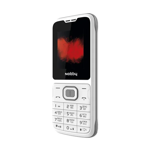 Фото Мобильный телефон NOBBY 110 White-gray