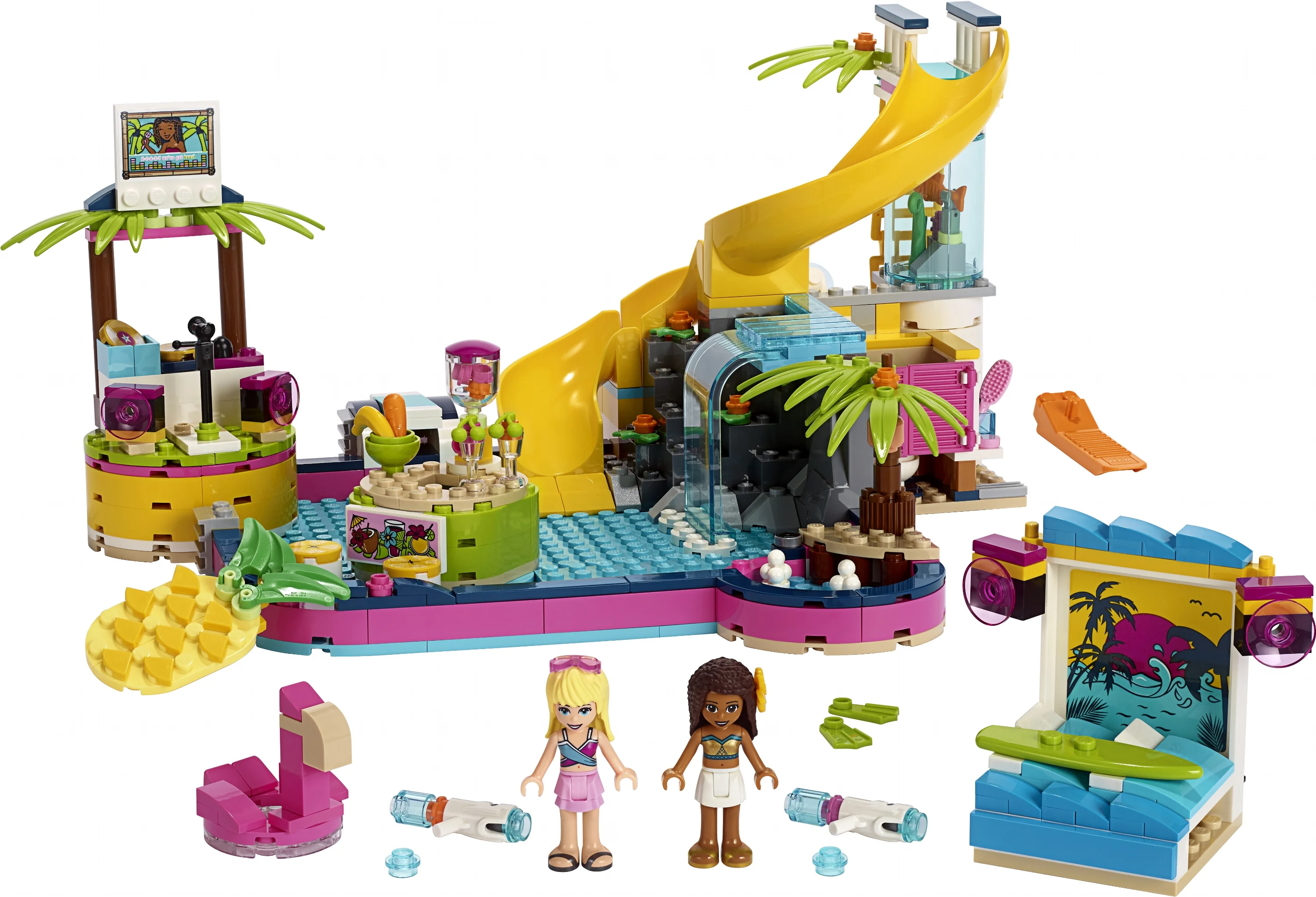 Фото Конструктор LEGO Вечеринка Андреа у бассейна Friends 41374