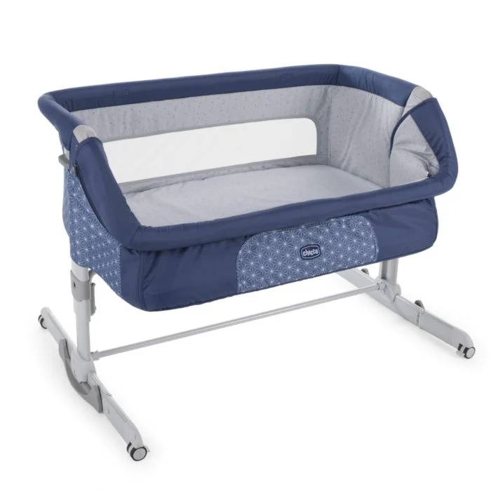 Фото Кроватка CHICCO Next2Me Magic Navy 0м+