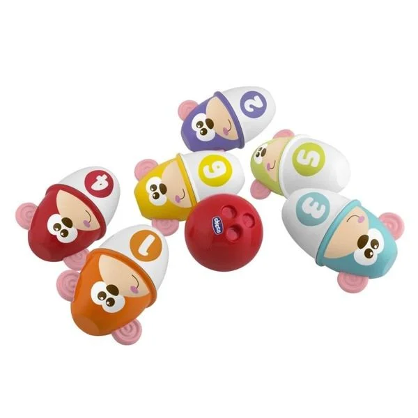 Картинка Развивающая игрушка CHICCO Боулинг Monkey Strike 2 в 1 &amp;amp;amp;amp;amp;quot;Fit&Fun&amp;amp;amp;amp;amp;quot;, 18м+ 00005228000000