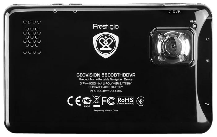 Фото Навигатор PRESTIGIO GPS Navigator GeoVision 5850HDDVR (PGPS5850CIS8HDDVRNV)