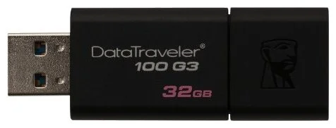 Фото USB накопитель KINGSTON DT100G3/32Gb USB 3.1 (211719)