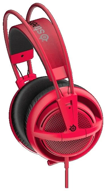 Фотография Наушники STEELSERIES Siberia 200 Forged red