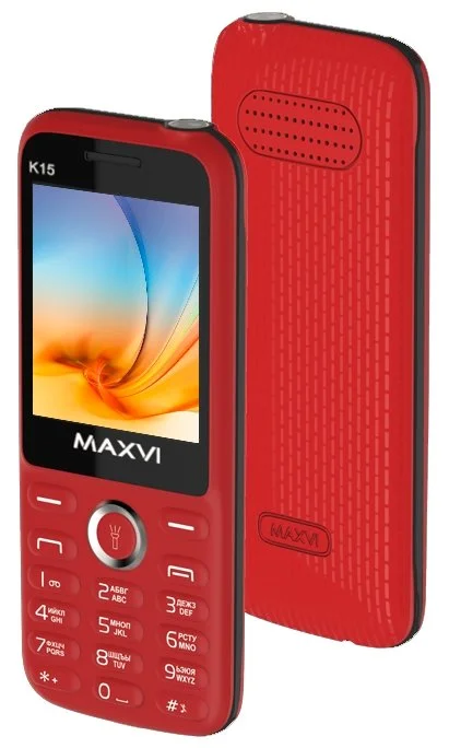 Фотография Мобильный телефон MAXVI K15 Red
