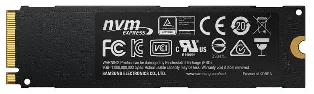 Картинка Жесткий диск SSD SAMSUNG 960 EVO M.2 PCIE MZ-V6E500BW 500 Gb