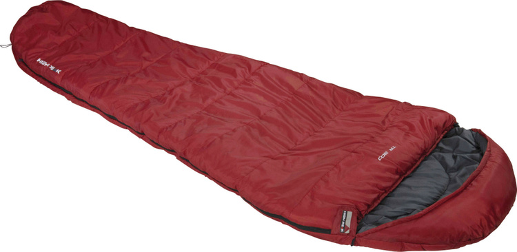 Фото Спальный мешок HIGH PEAK HYPERION -5 (темно-красный/серый) (R89141)