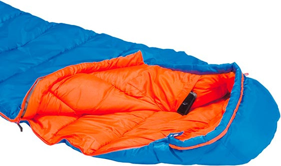 Фото Спальный мешок HIGH PEAK COMOX (голубой/оранжевый)