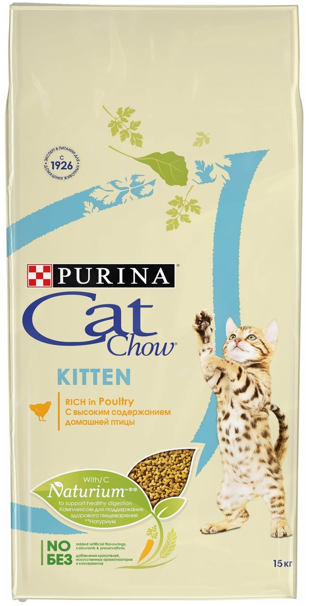 Фото Корм для кошек PURINA Cat Chow д/котят 15 кг