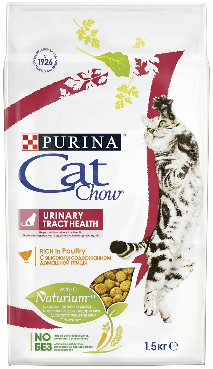 Фотография Корм для кошек PURINA Cat Chow urinary 1,5 кг