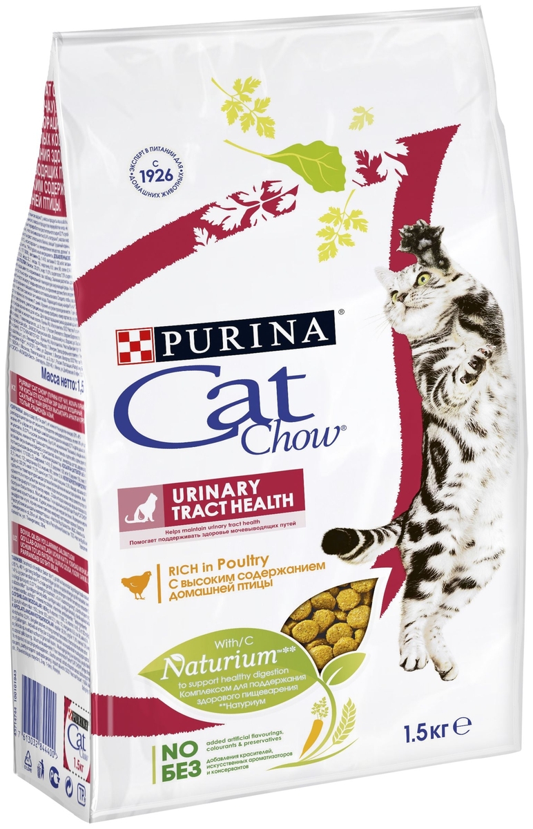 Картинка Корм для кошек PURINA Cat Chow urinary 1,5 кг