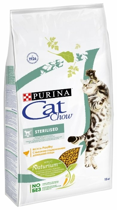 Фотография Корм для кошек PURINA Cat Chow д/стерилиз. 15 кг