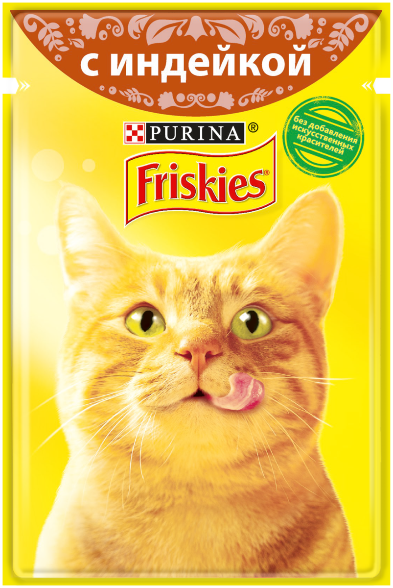 Корм для кошек PURINA Friskies индейка 85 гр