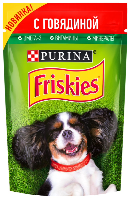 Картинка Корм для собак PURINA Friskies говядина 85 гр