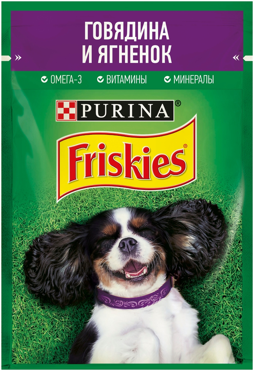 Корм для собак PURINA Friskies говядина/ягнёнок 85 гр