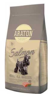 Фото Корм для взрослых собак с лососем ARATON DOG ADULT SALMON 15 кг