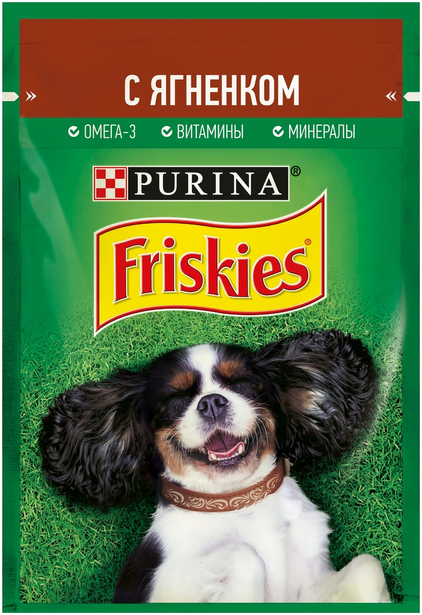 Корм для собак PURINA Friskies ягнёнок 85 гр