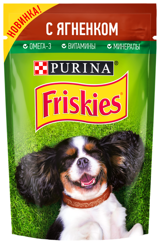Картинка Корм для собак PURINA Friskies ягнёнок 85 гр