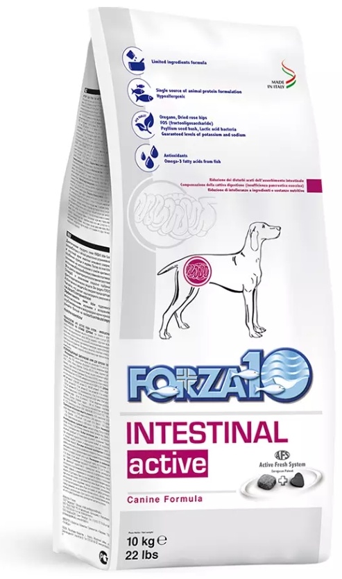 Фото Корм для собак с проблемами пищеварения FORZA10 Intestinal Active 10 кг