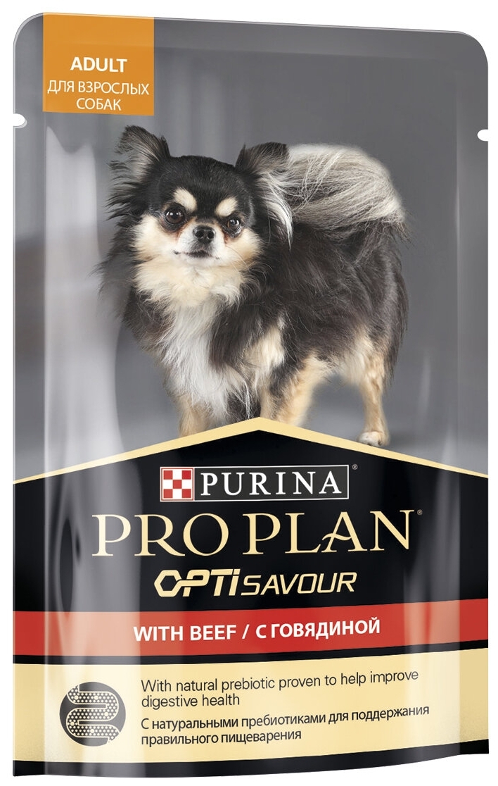 Корм для собак PURINA Pro Plan Adult говядина 85 гр