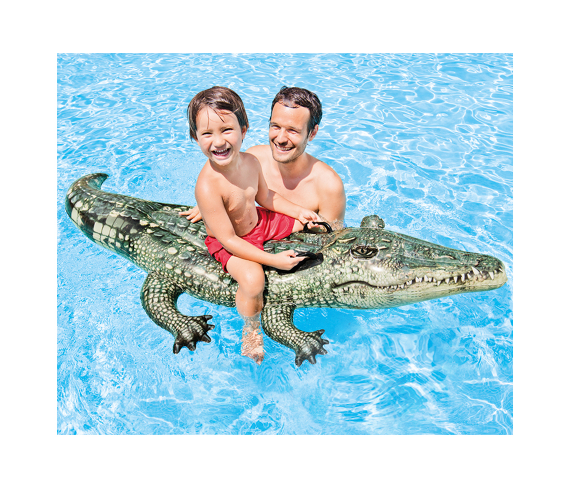 Фото Надувная игрушка INTEX 57551NP в форме крокодила для плавания