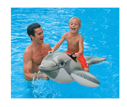 Фото Надувная игрушка INTEX 58535NP в форме дельфина для плавания