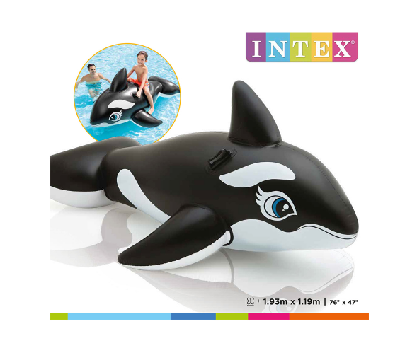 Фотография Надувная игрушка INTEX для катания верхом Касатка (58561NP)