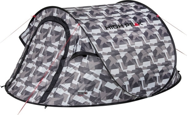 Фото Палатка HIGH PEAK VISION 3 (3-x местн.) (серый камуфляж)
