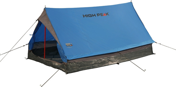 Фотография Палатка HIGH PEAK MINIPACK 2 (2-x местн.) (синий/темно-серый)