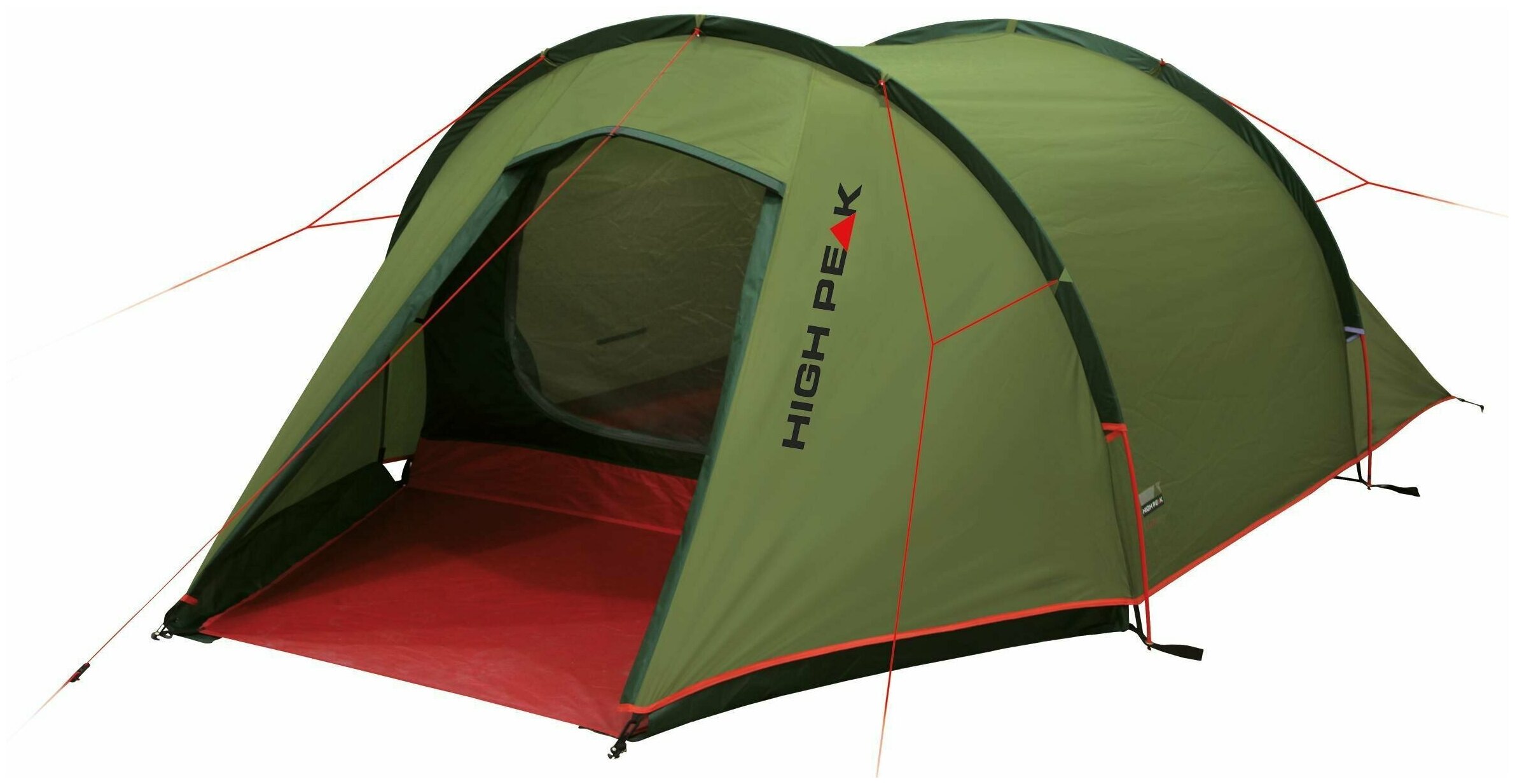 Палатка HIGH PEAK KITE 2 (2-x местн.) (оливковый/красный) (R89038)