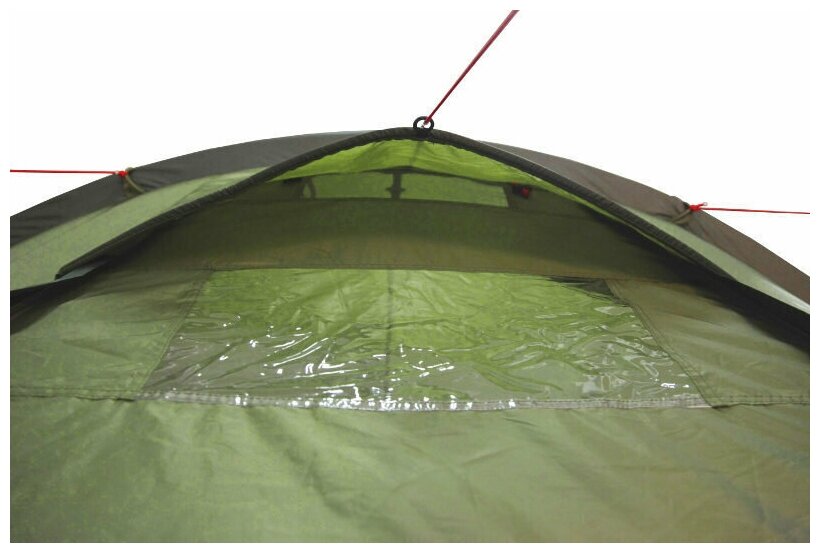 Фотография Палатка HIGH PEAK KITE 2 (2-x местн.) (оливковый/красный) (R89038)