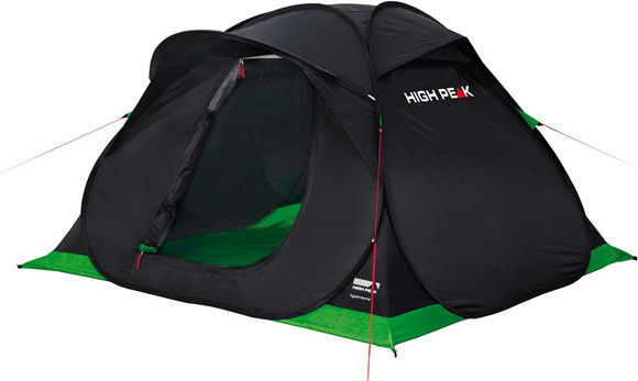 Фото Палатка HIGH PEAK HYPERDOME 3 (3-x местн.) (темно-серый/зеленый)