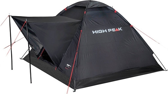 Фото Палатка HIGH PEAK Мод. BEAVER 3 (3-x местн.) (черный)