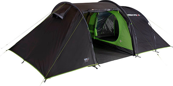 Фото Палатка HIGH PEAK NAXOS 3.0 (3-x местн.) (темно-серый/зеленый)