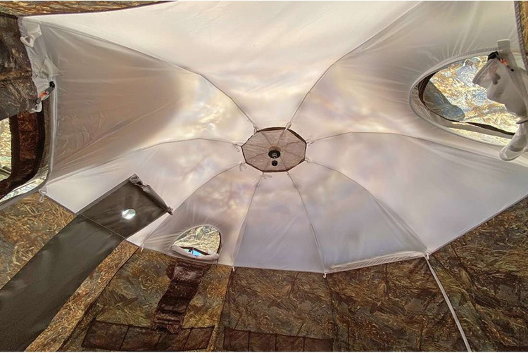 Цена Палатка всесезонная БЕРЕГ Кубоид 3.60 двухслойная, непромокаемый пол из ПВХ, сетка веранда (3891)