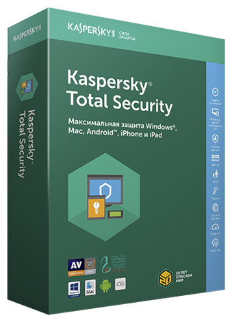 Фото Антивирус Kaspersky Total Security Kazakhstan Edition. 2-Device; 1-Account KPM; 1-Account KSK 1 year Renewal Retail Pack (KL19490UBFR)