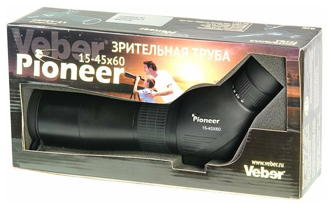 Цена Зрительная труба VEBER Pioneer 15-45x60 C