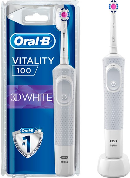 Зубная щетка BRAUN Oral-B Vitality 3D D100.413.1 White (3710)