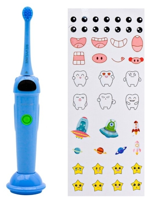 Купить Детская электрическая звуковая зубная щетка Revyline RL 020 Blue