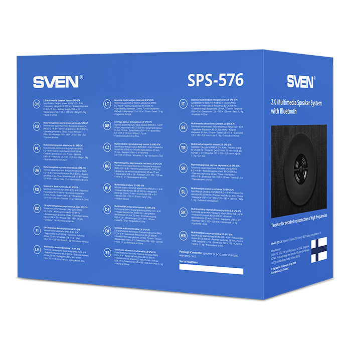 Колонки SVEN SPS-576 Black (SV-021269) заказать