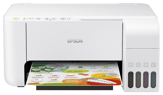 Фото Струйное МФУ Epson L3156 (White) CIS, A4, принтер/сканер/копир, 5760x1440dpi, 33стр/мин, USB 2.0, Wi Fi, ЖК Экран